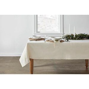 Bee & Willow™ Solid Hemstitch Placemats in White/Gold (Set of 4)